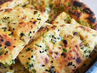 Rosemary Cheese Garlic Naan